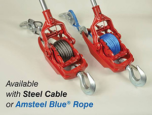 Cable and Amsteel Pullers Together